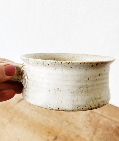Handmade Stoneware Bowl Pair