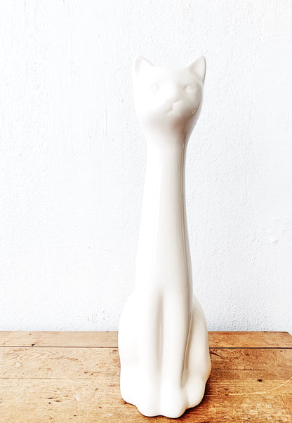 Ceramic Cat Toilet Brush Holder c1997