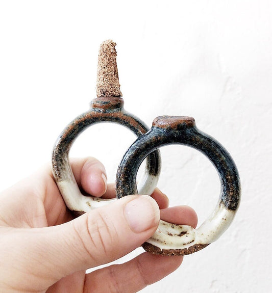 Handmade Ceramic Incense Burner