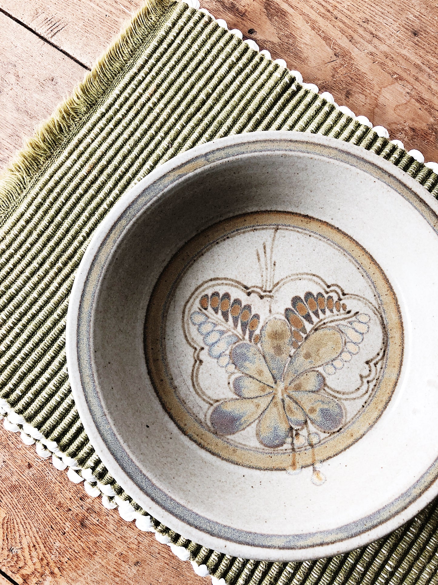 Vintage Ceramic Serving Bowl