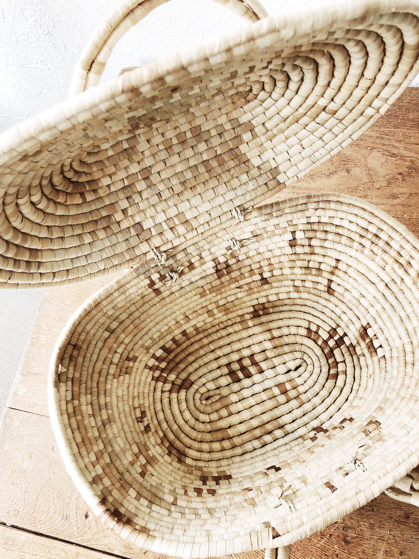 Vintage Lidded Basket