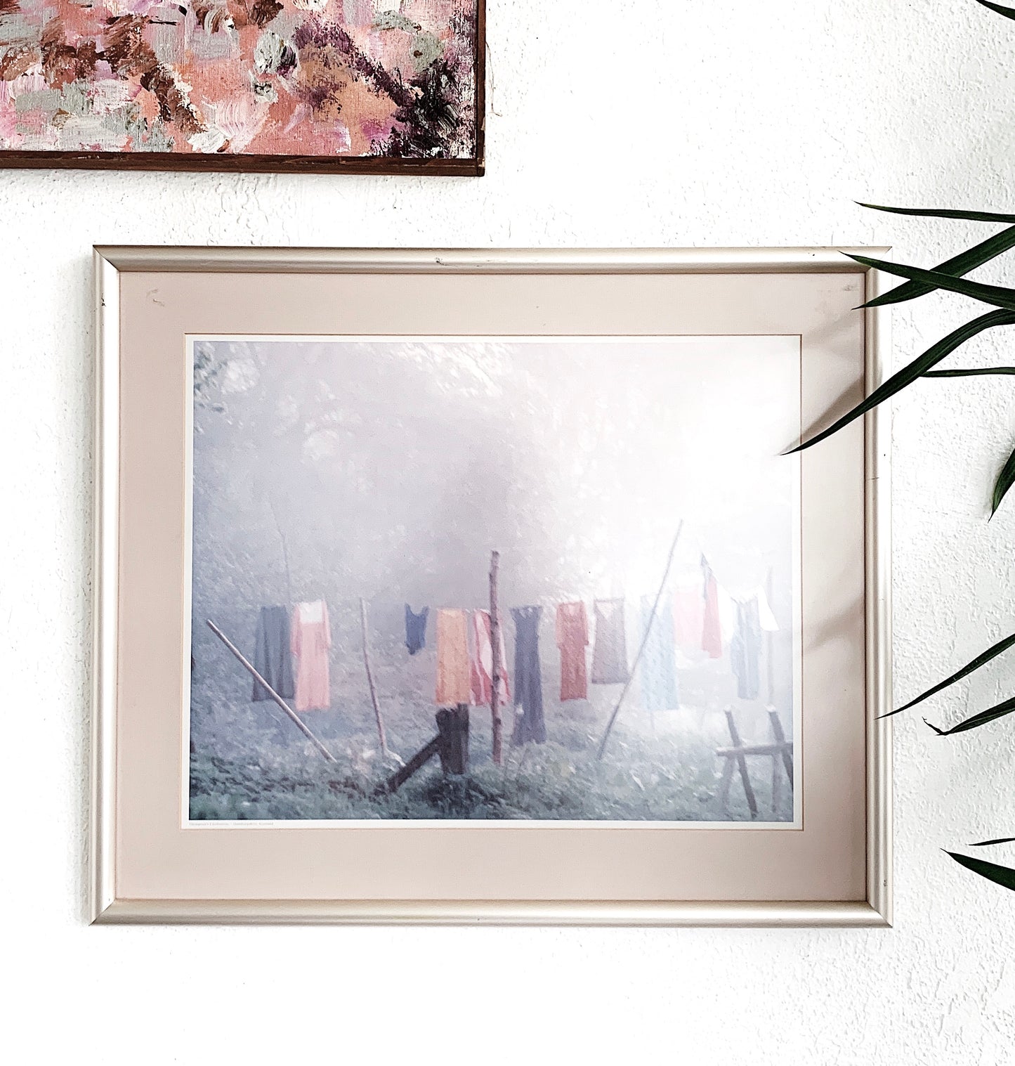 Vintage Framed Art Print ‘Thompson’s Clothesline’
