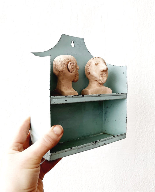 Vintage Tin Shelf