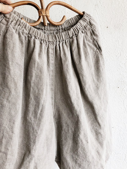 FLAX Linen Easy Shorts with Pockets