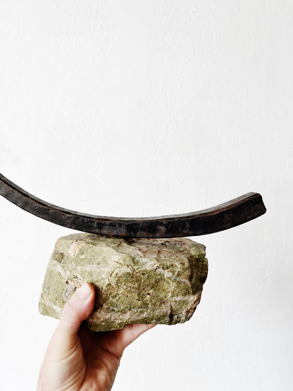 Brutalist Iron Sculpture