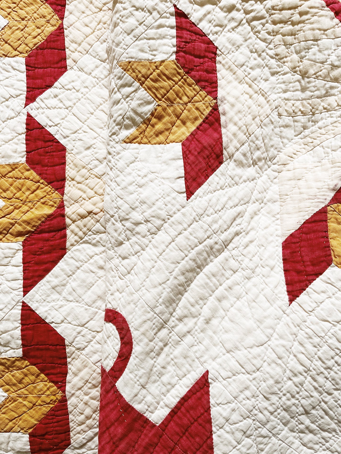 Vintage Flower Vase Cotton Quilt