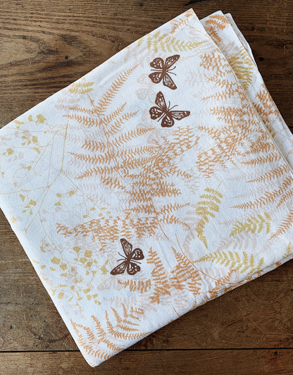 Vintage Cotton Flannel Top Sheet