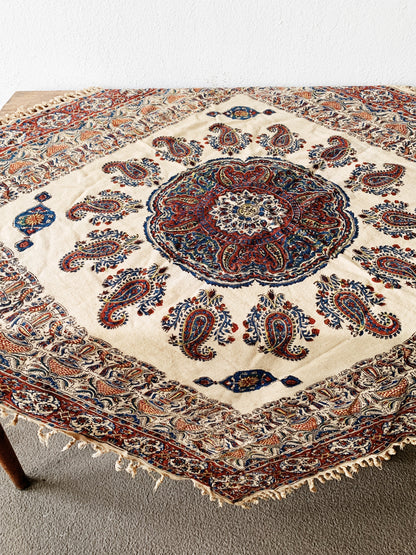 Vintage Cotton Block Print Textile