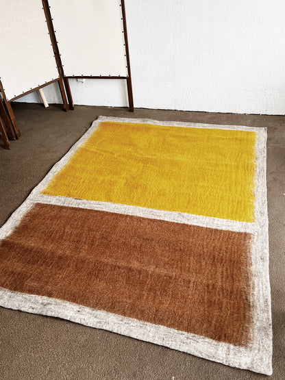 Felted Wool Muskhane Colorblock Rug