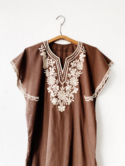 Vintage Embroidered Mumu