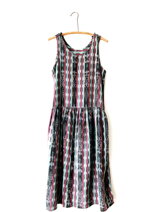 Vintage Cotton Ikat Dress