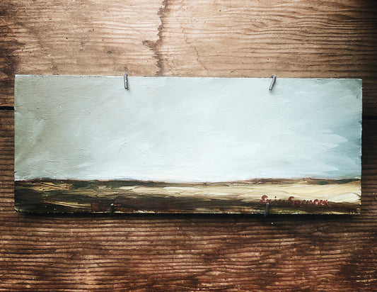 Miniature Erin Spencer Oil Landscape Painting