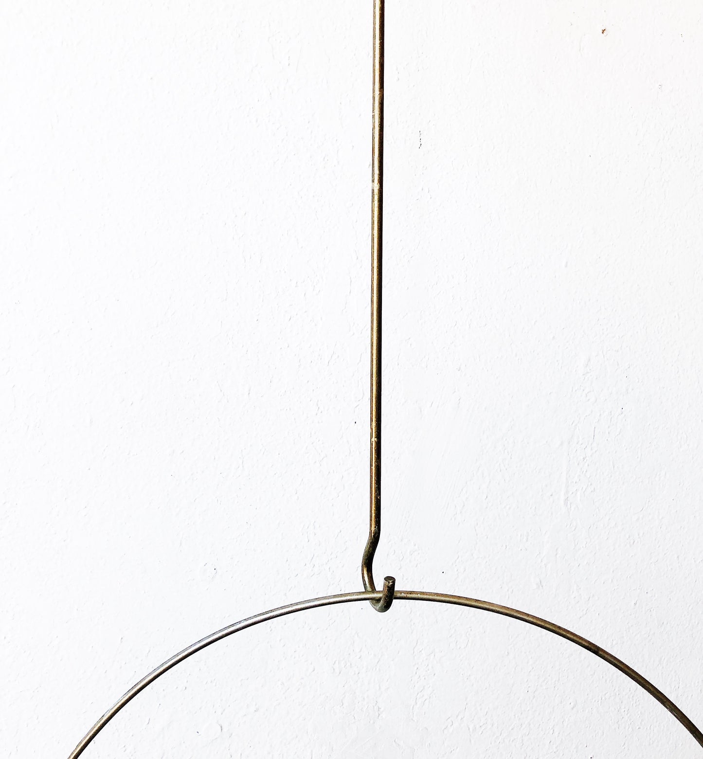 Vintage Minimal Brass Circle Planter