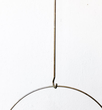 Vintage Minimal Brass Circle Planter
