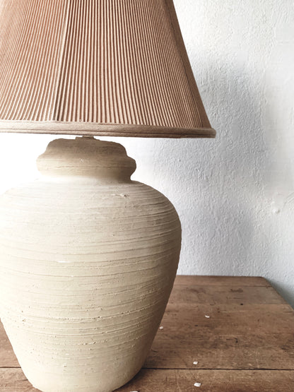Vintage Pottery Lamp c1975