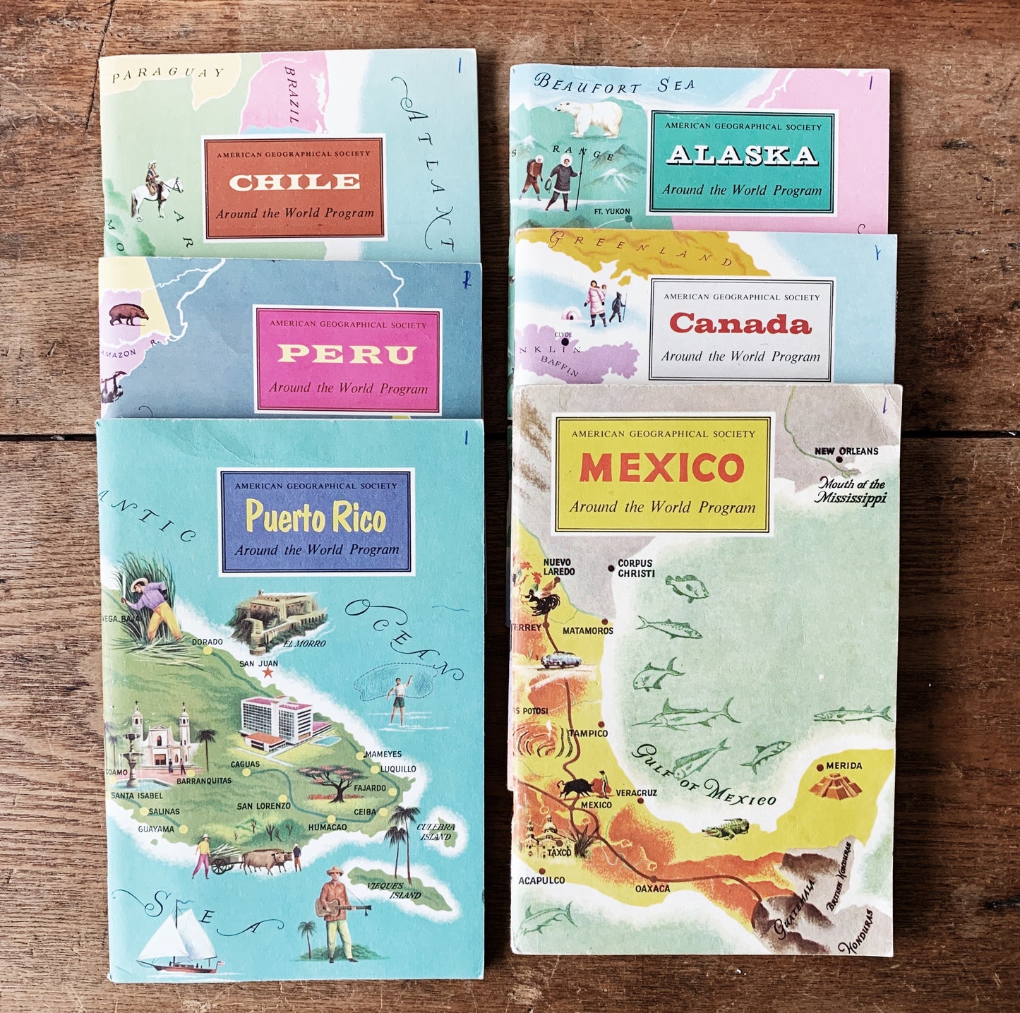 Vintage American Geographical Society Set