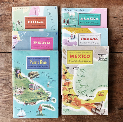 Vintage American Geographical Society Set