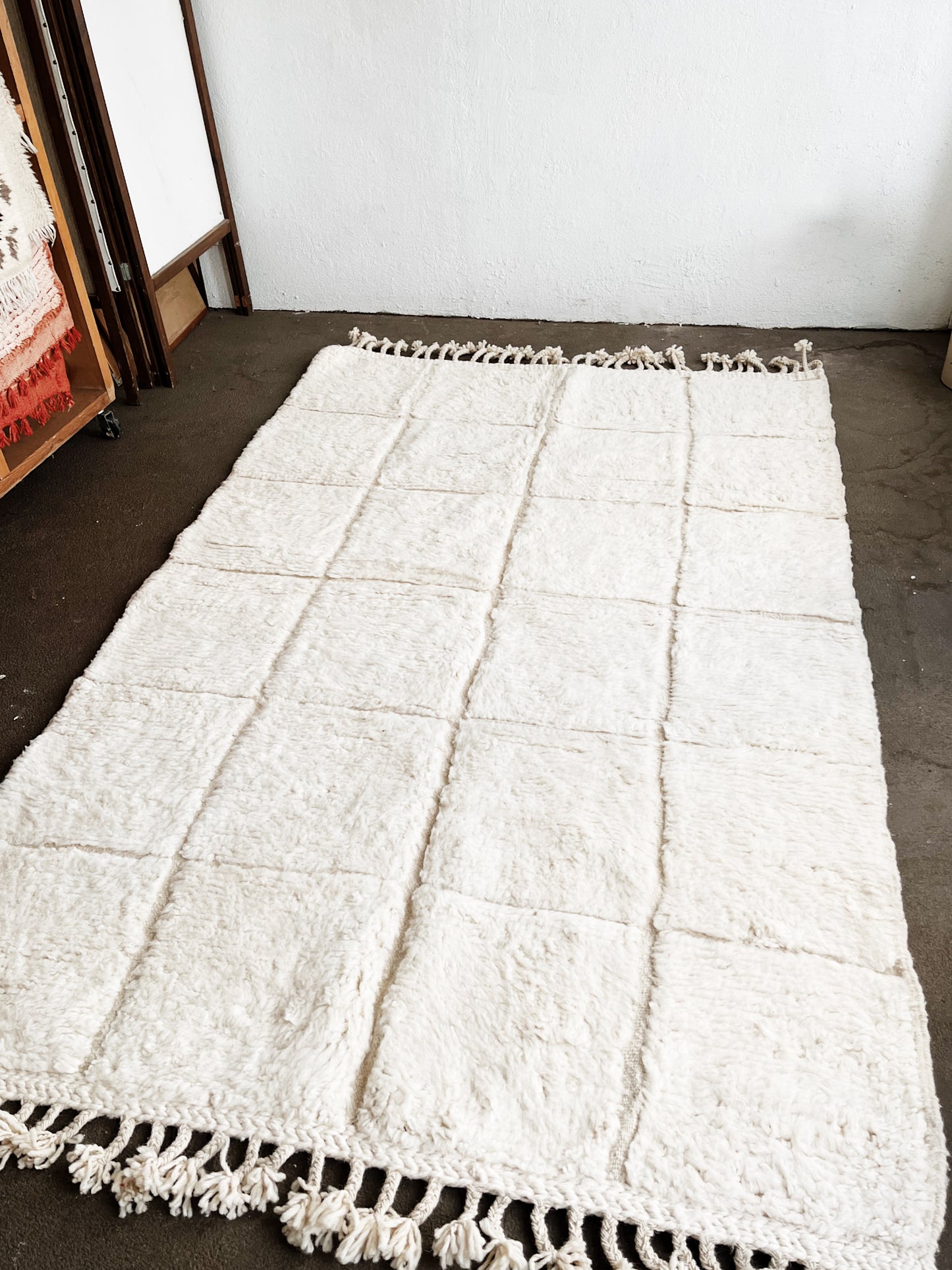 Vintage Moroccan Beni Ourain Rug