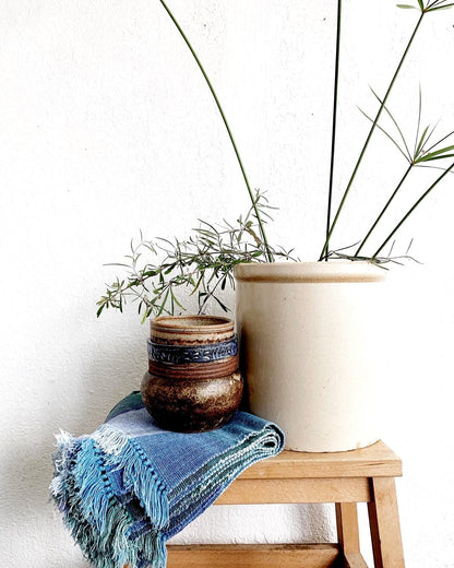 Vintage Salt Glaze Stoneware Crock Large