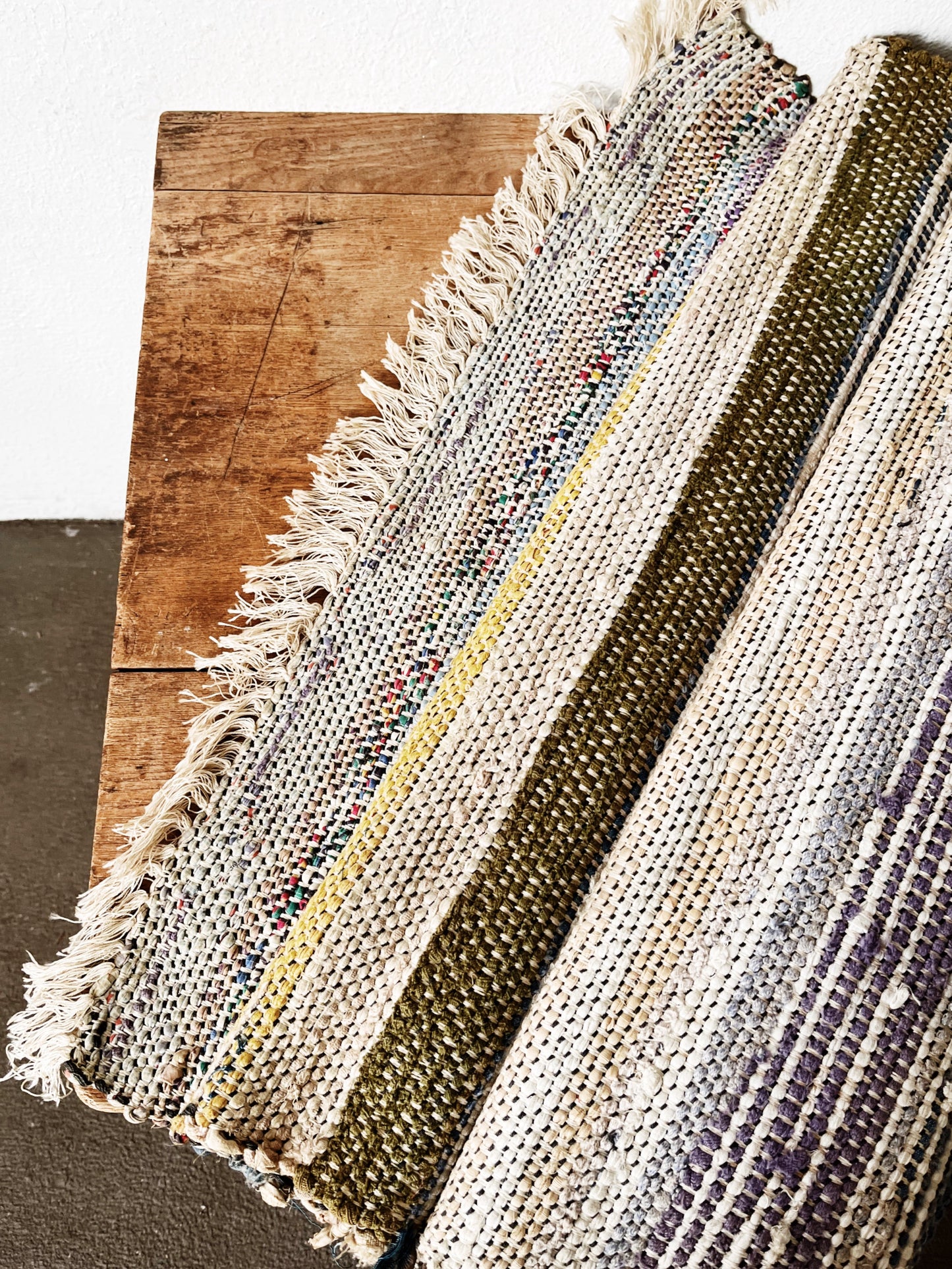 Vintage Rag Rug Runner