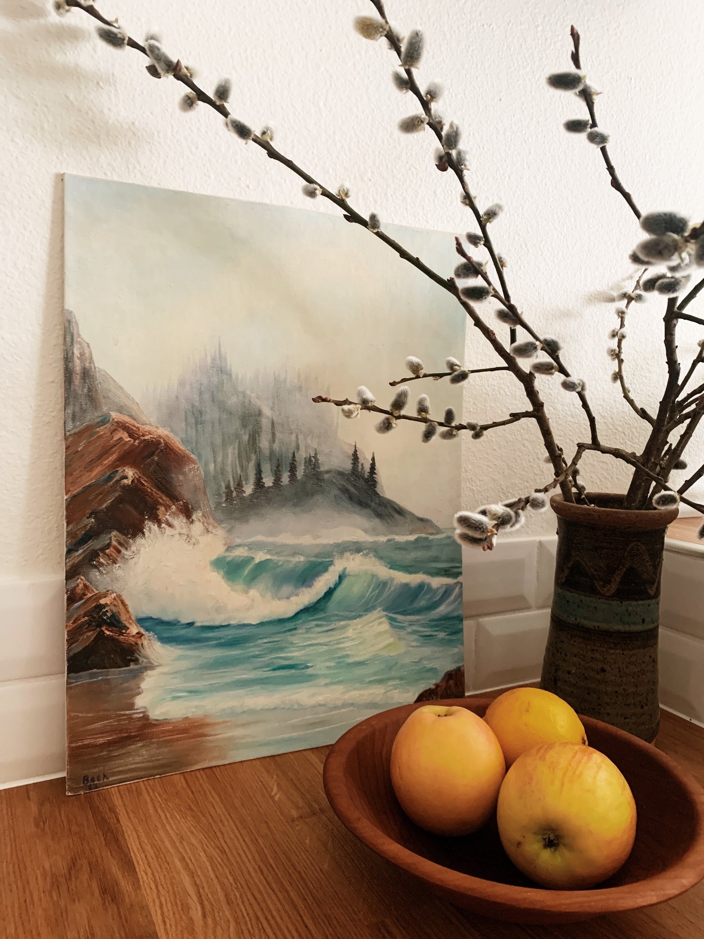 Vintage Seascape Painting