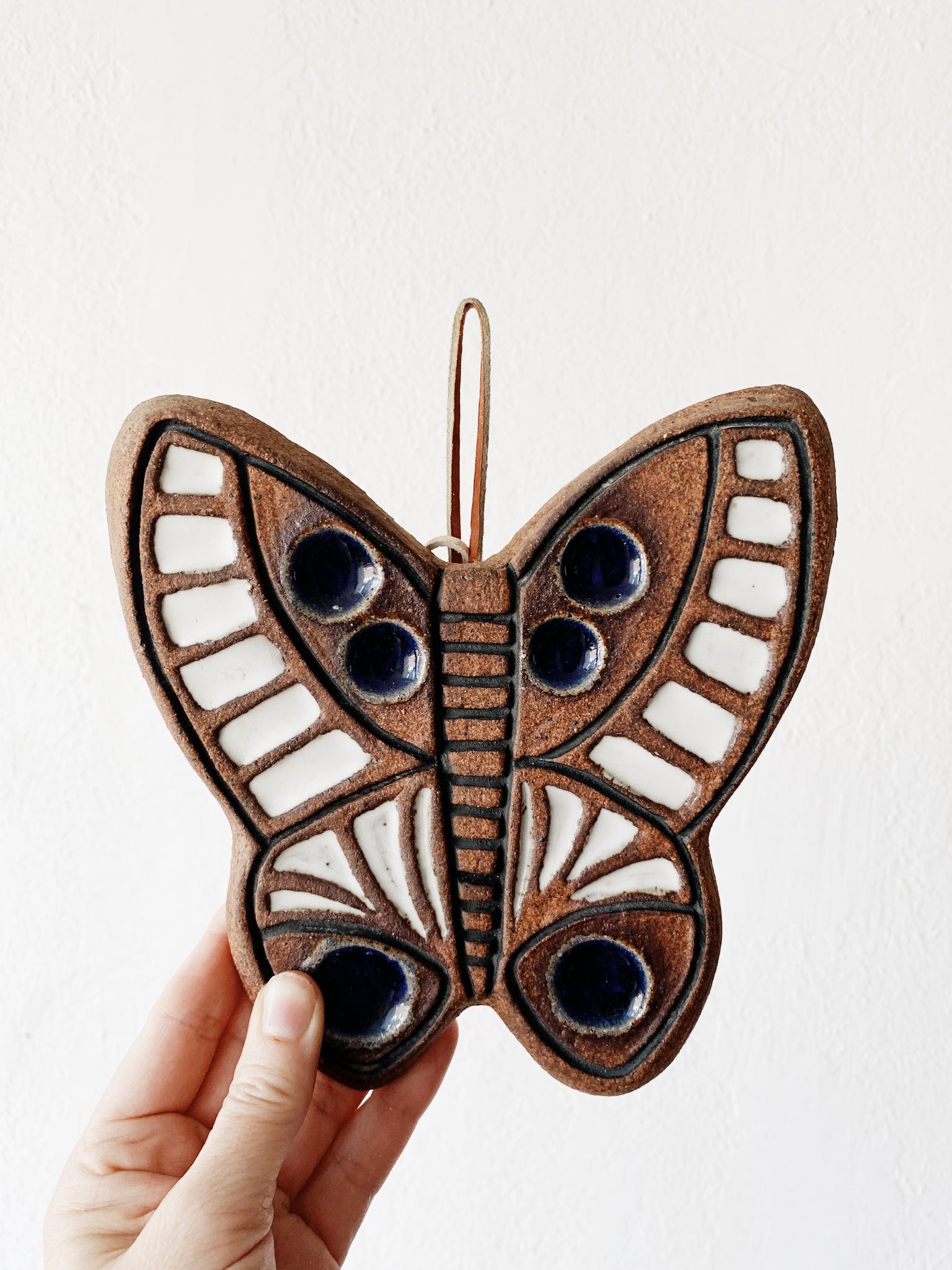 Stoneware Butterfly Wall Hanging