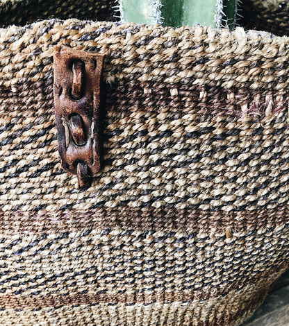 Chunky Woven Jute Basket