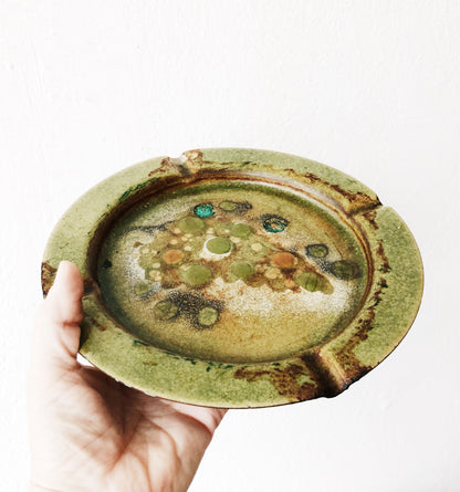 Vintage Enamel Ashtray