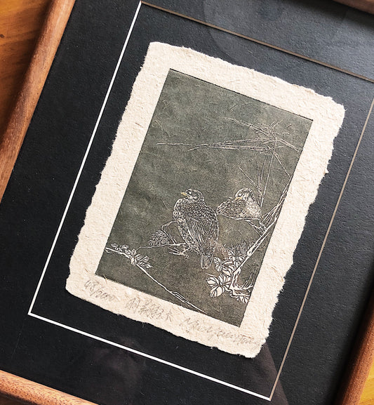 Original Numbered Japanese Etching