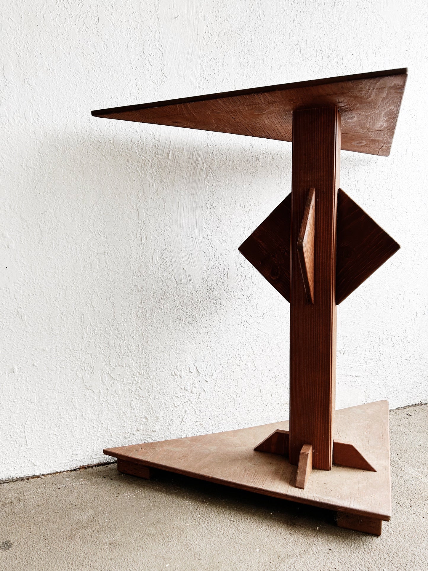 Handmade Vintage Folk Art Table