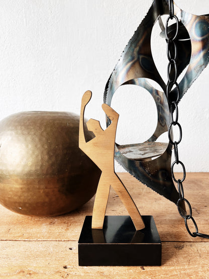 Constructivist Brass Sculpture