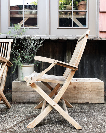 Slimline Teak Folding Chair