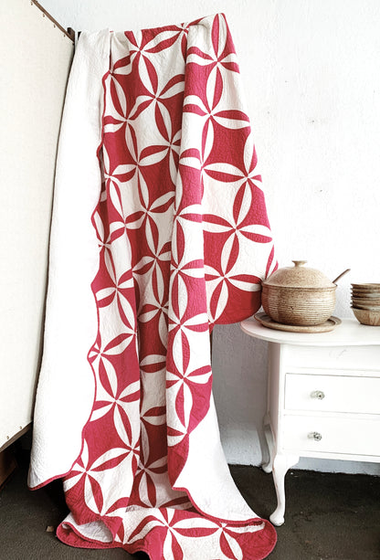 Vintage Handmade Cotton Quilt