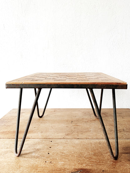 Vintage Low Hairpin Table