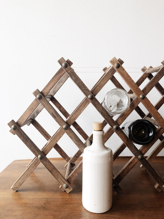 Vintage Japanese Wood Rack