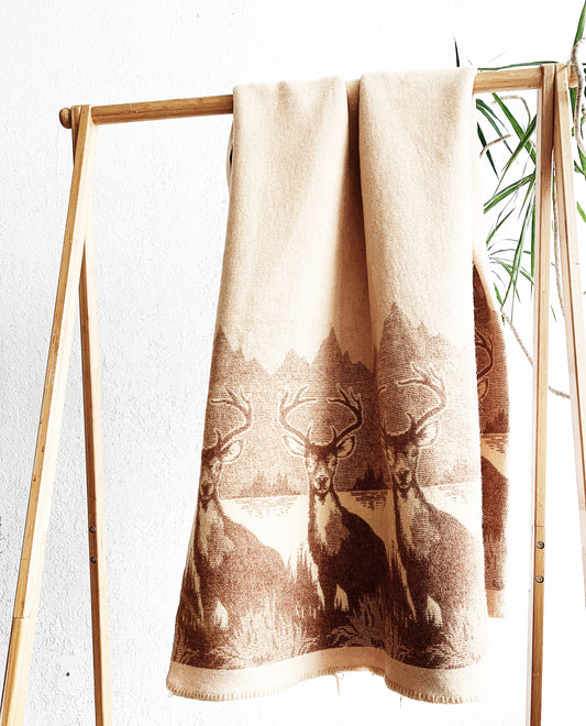 Vintage Large Wool Blanket