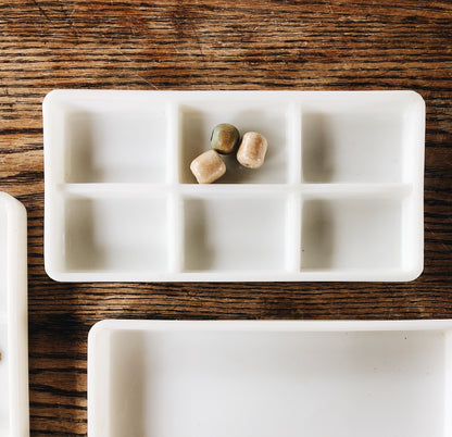 Vintage Milk Glass Tray