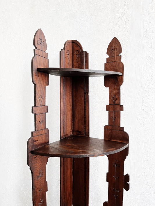Antique Eastlake Corner Shelf