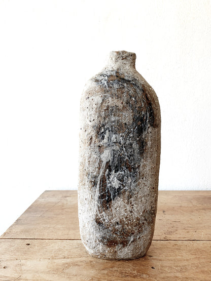 Large Wood Fired Pottery Vase