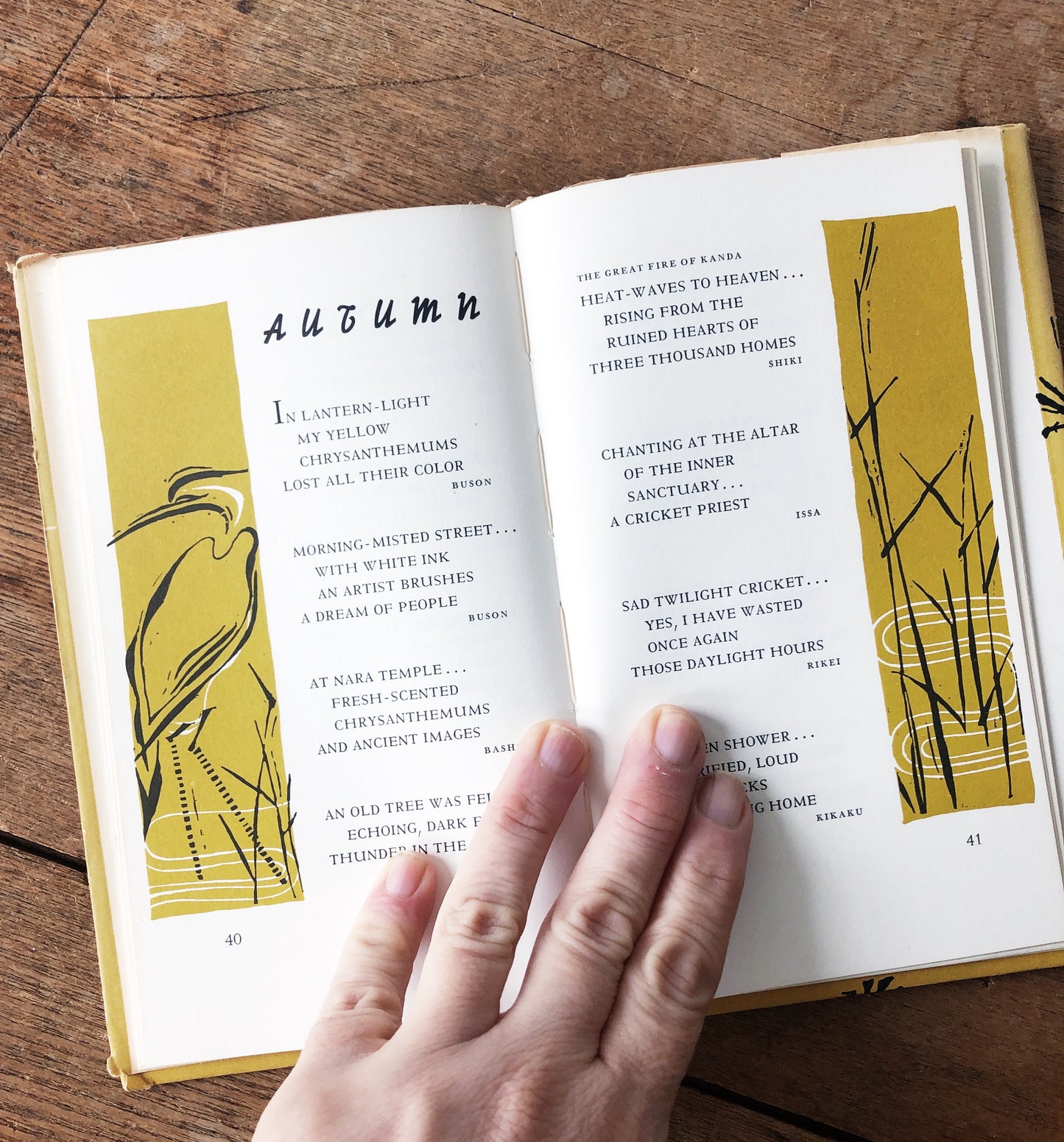 Mid Century Japanese Poetry Book