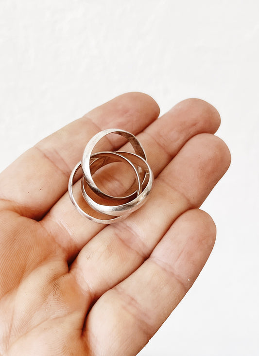 Vintage Triple Band Sterling Ring