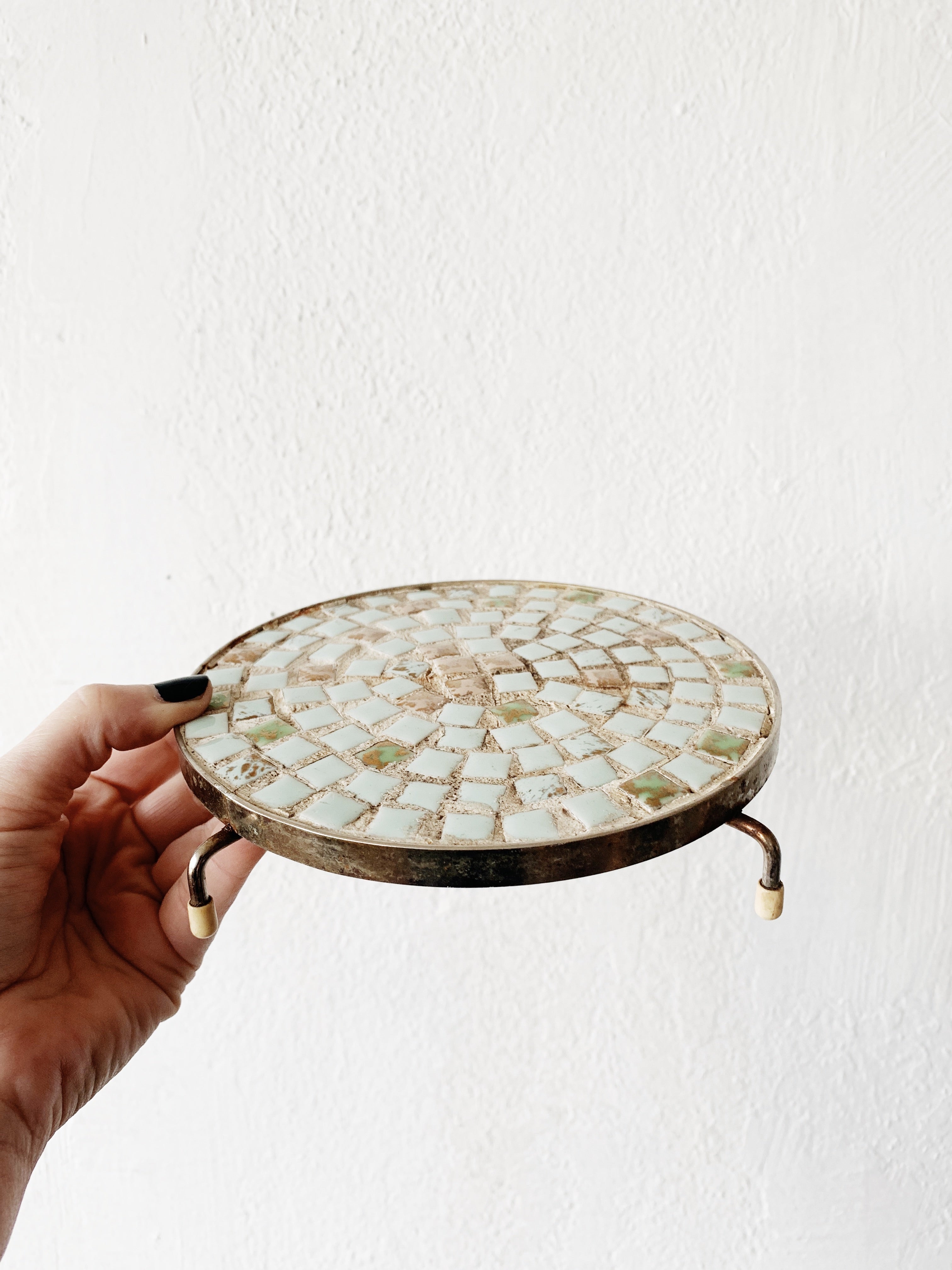 Vintage Mosaic Tile Trivet - Thumbnail 3