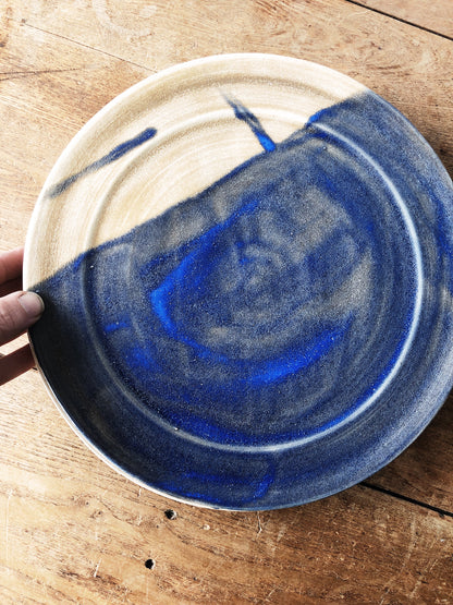 Set of Four Vintage Ceramic Dinner Plates