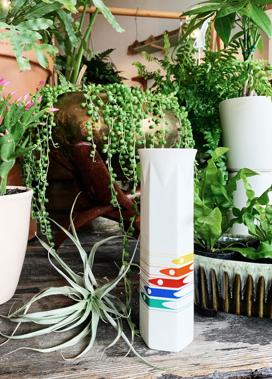 Vintage 80’s Graphic Vase