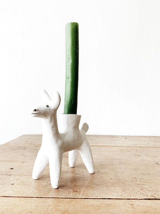Clay Animal Candle Holder