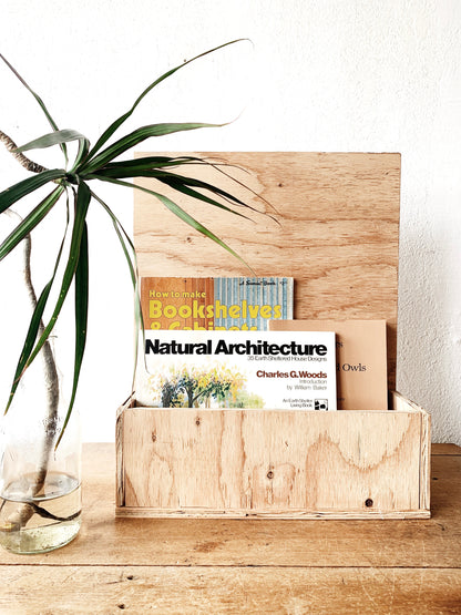 Handmade Ply Planter or Book Rack