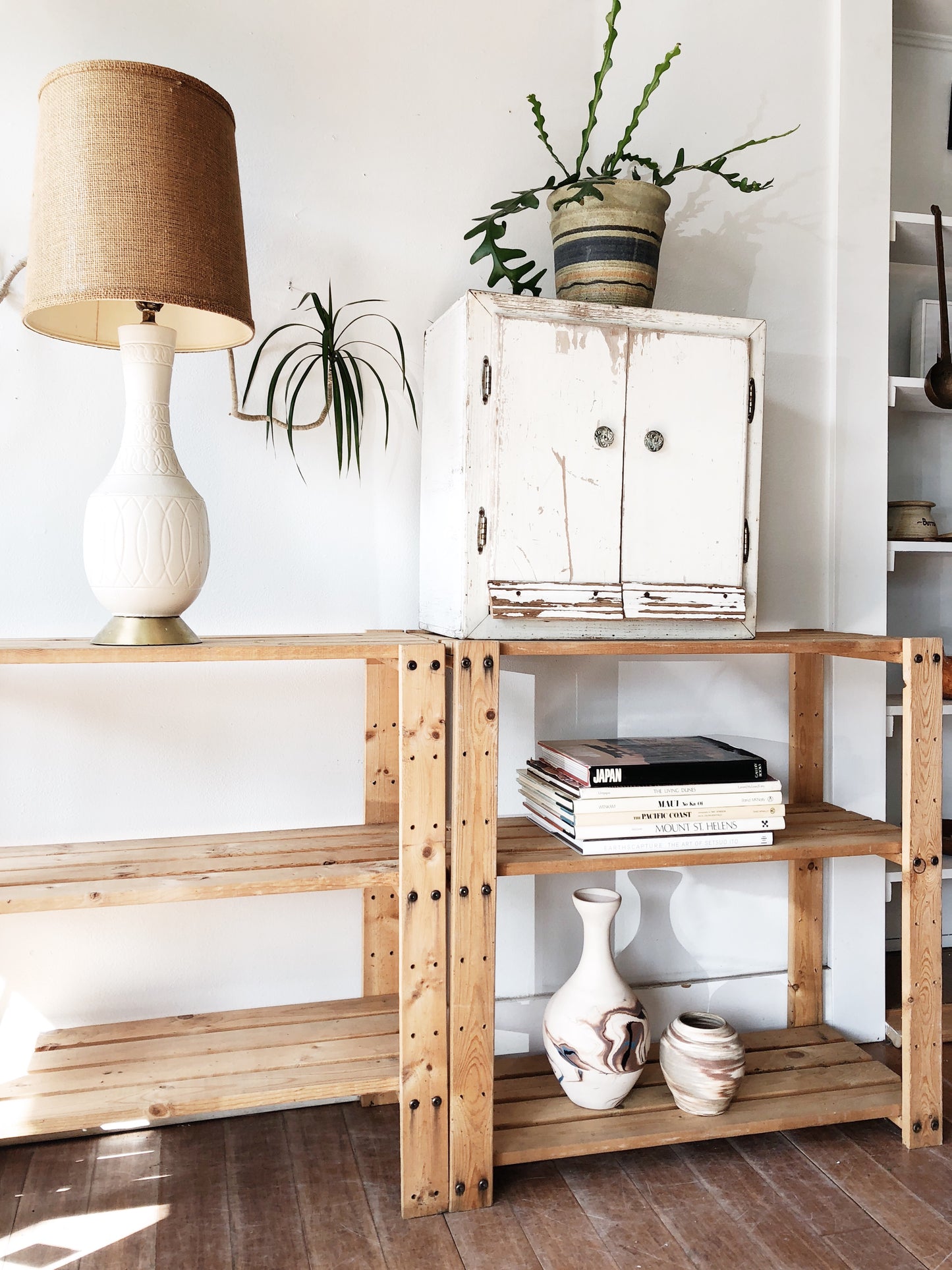 Simple Pine Adjustable Shelf