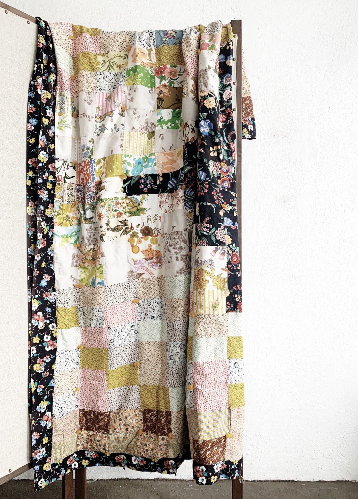 Vintage Handmade Cotton Quilt