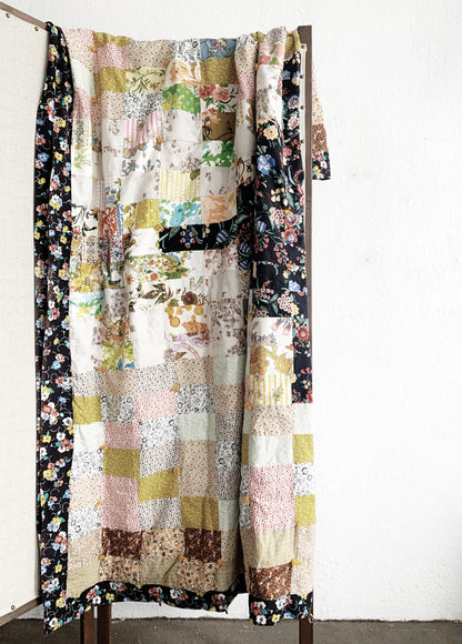 Vintage Handmade Cotton Quilt