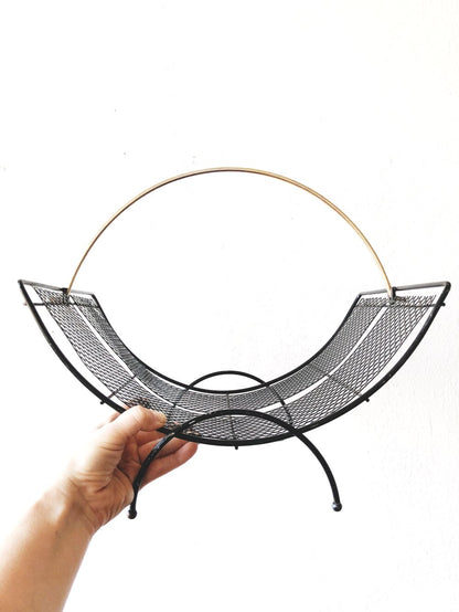 Mid Century Kindling Rack